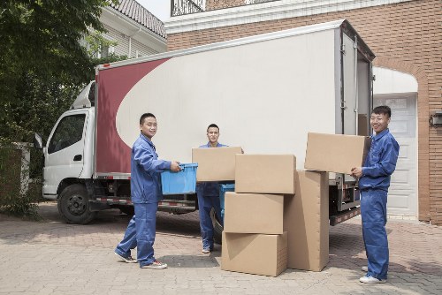 Man with a van service loading items for a UK move